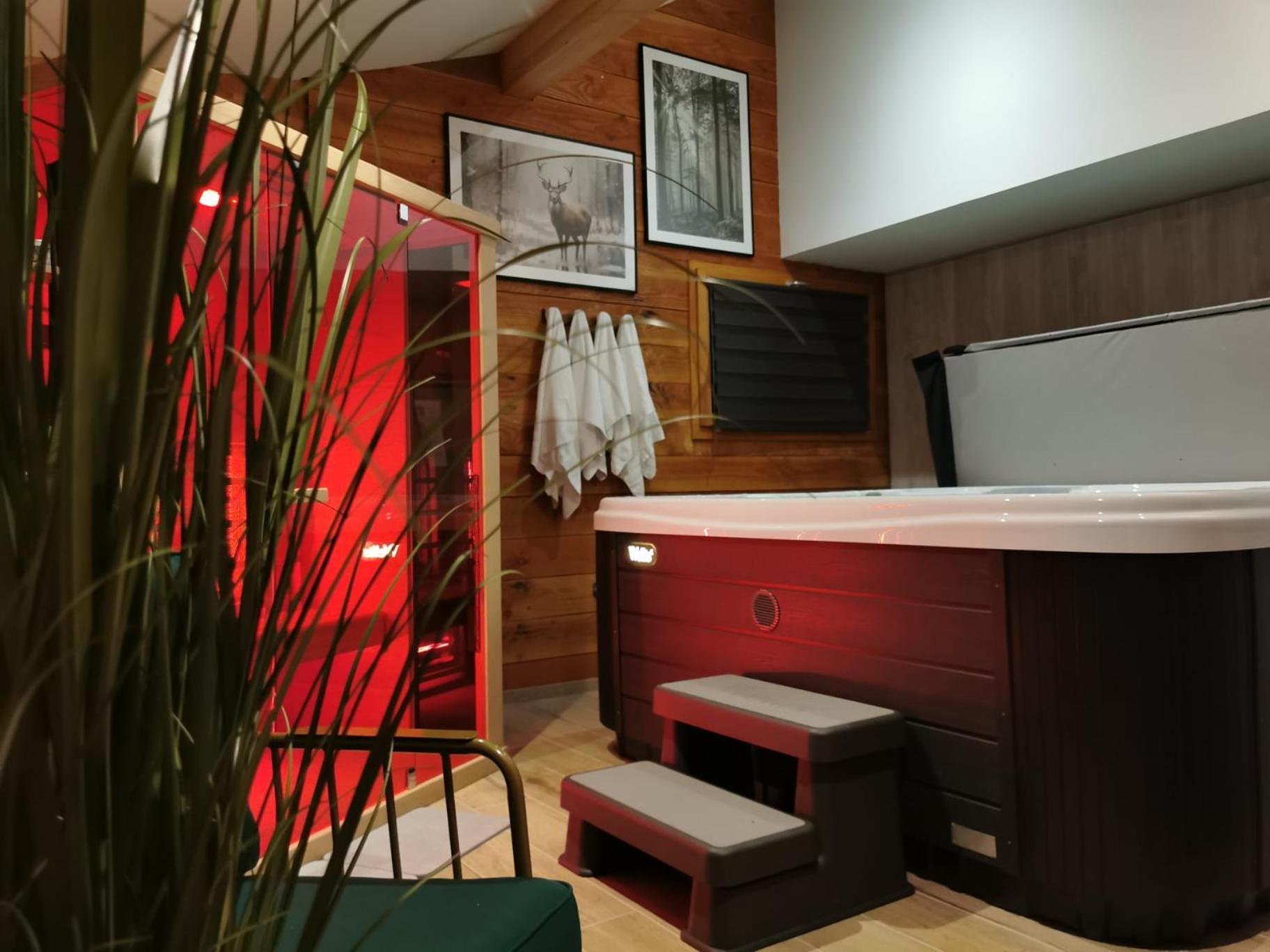 Le Chalet Du Pere Michel, Jacuzzi, Sauna, Jardin La Bresse Exterior foto